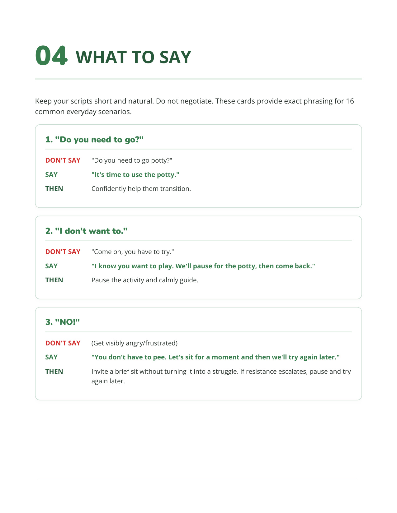 Script Cards
