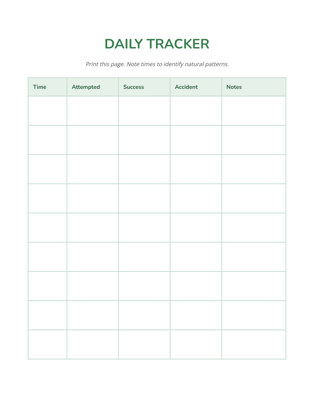 Daily Tracker